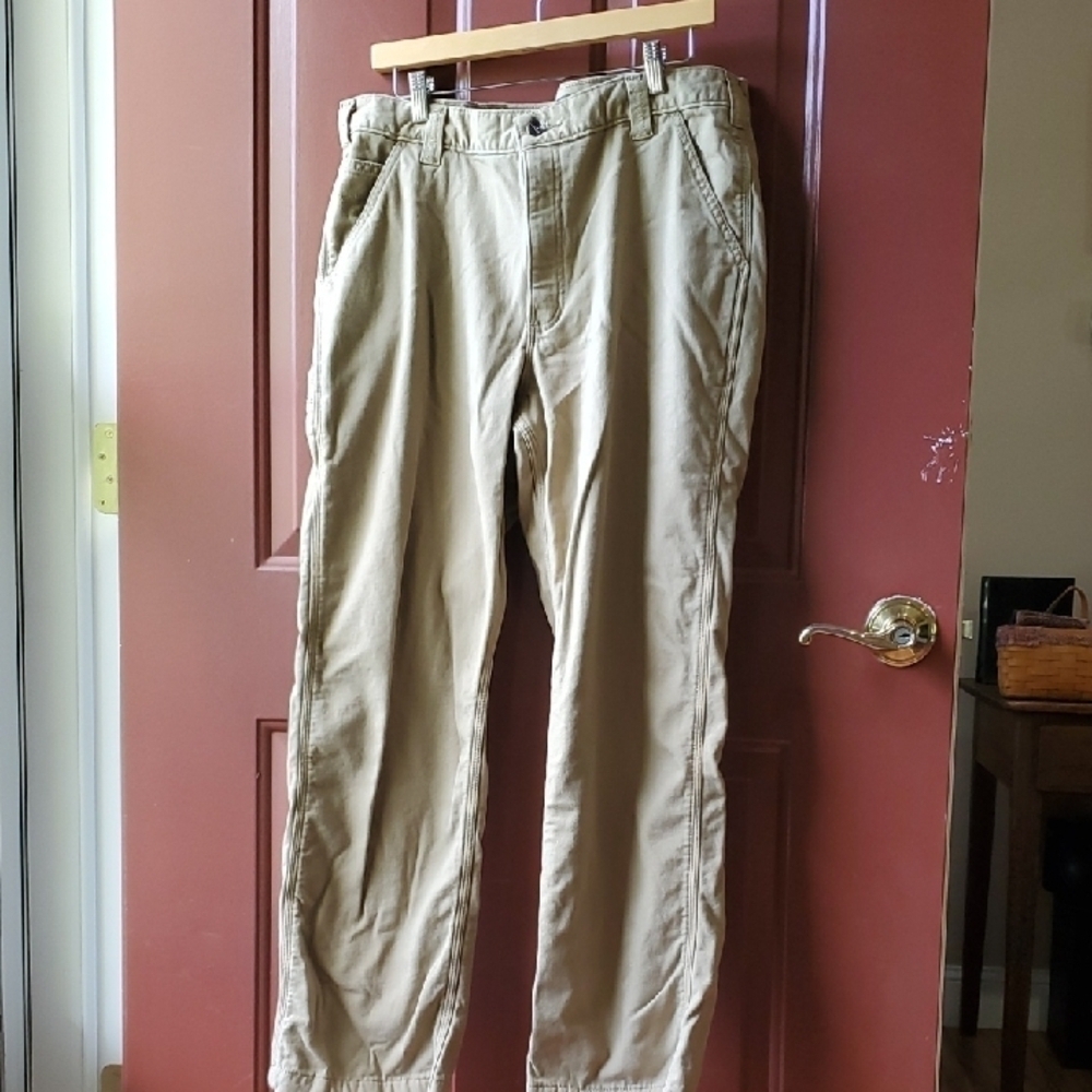 Carhartt Tan Chinos Relaxed Fit Work Wear 36 X 30